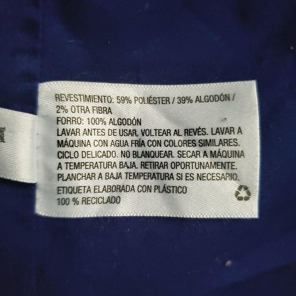 Genuine Kids From OshKosh B'gosh Jacquard Romper Dress White & Navy Blue Size 4T - Picture 12 of 12